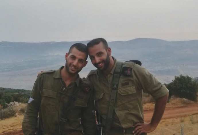 אוראל ואלירן כהן, אחים המשרתים ביחד (צילום:  דובר צה"ל)