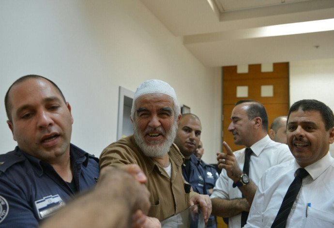 ראאד סלאח בבית המשפט (צילום:  אבשלום ששוני)
