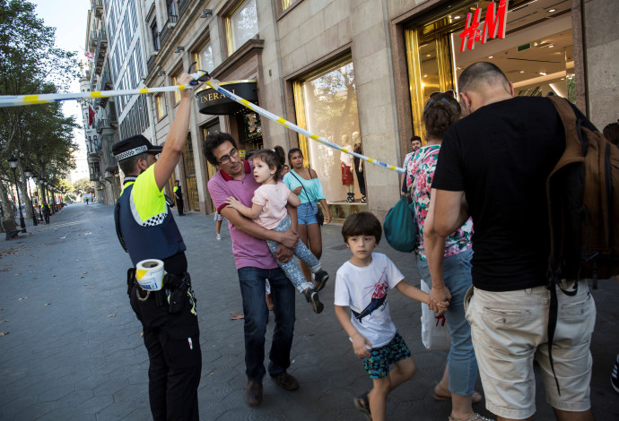 פיגוע בברצלונה (צילום:  רויטרס)