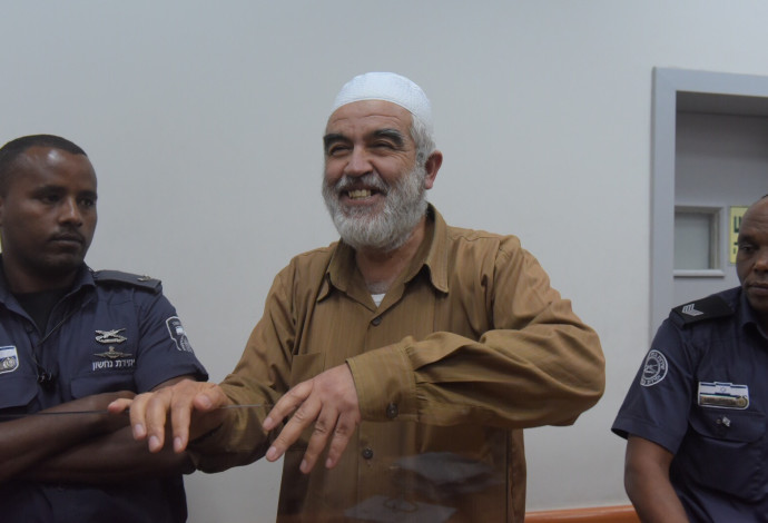הארכת מעצר לשייח ראאד סלאח (צילום:  אבשלום ששוני)