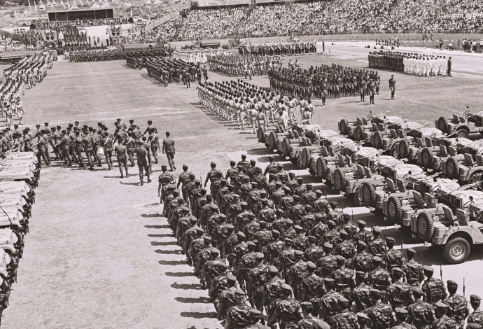 מצעד צה"ל -1967 (צילום:  אילן ברונר, לע''מ)
