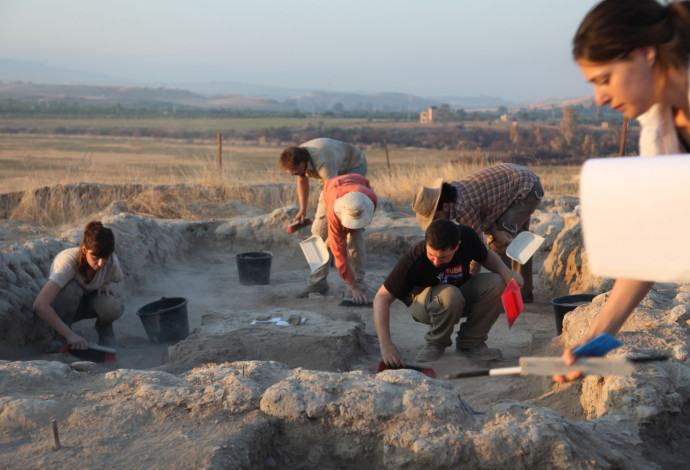 חפירות ארכיאולוגיות (צילום:  אוניברסיטת חיפה)