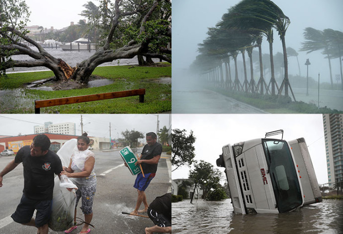 הוריקן "אירמה" מכה בארה"ב (צילום:  Getty images)