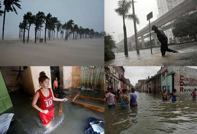 הוריקן "אירמה" מכה בארה"ב (צילום:  Getty images)