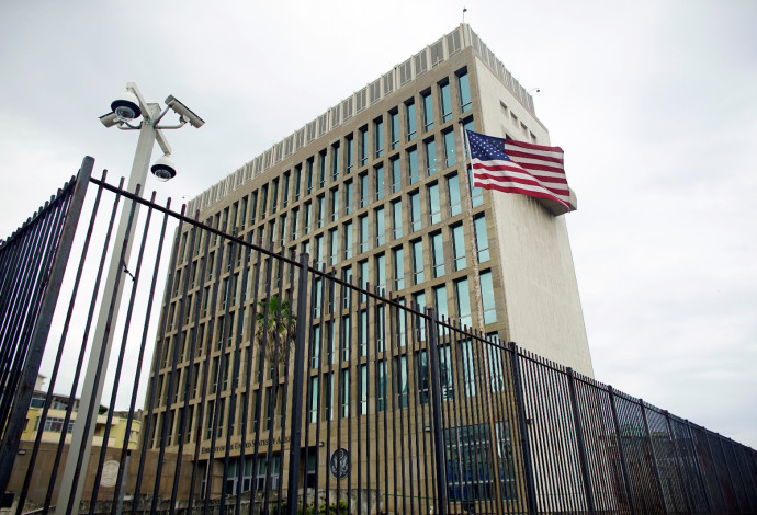 שגרירות ארצות הברית בקובה (צילום:  רויטרס)