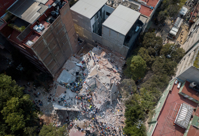 רעידת אדמה במקסיקו (צילום:  רויטרס)