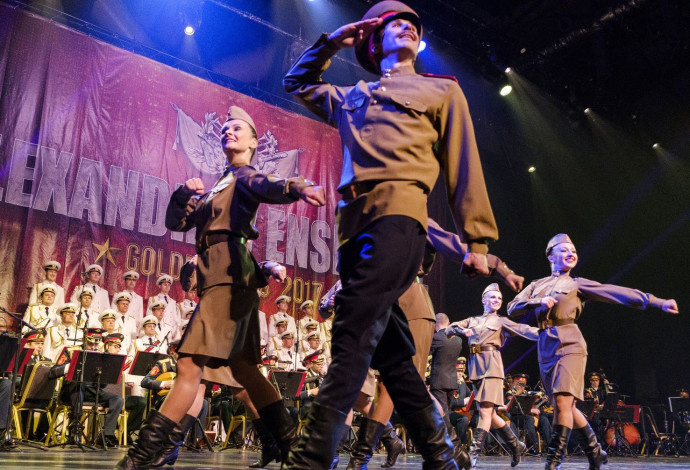 מקהלת הצבא האדום  (צילום:  איליה זוסקוביץ')