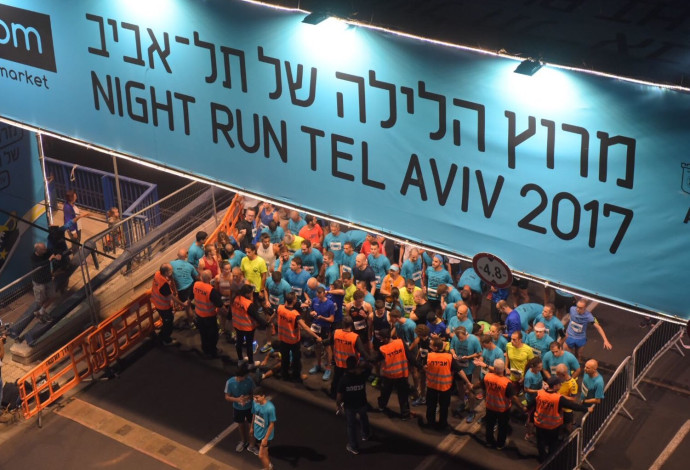 מרוץ הלילה של תל אביב (צילום:  אבשלום ששוני)