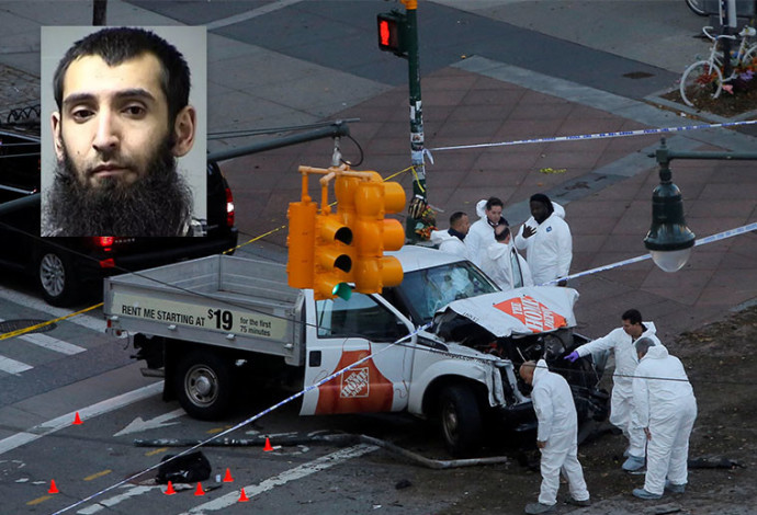 סייפולו סייפוב, המחבל מפיגוע הדריסה במנהטן (צילום:  Getty images)