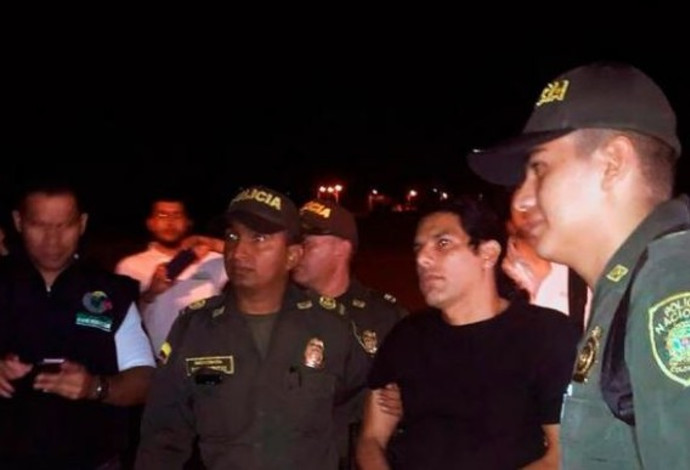 אסי בן מוש, ישראלי שנעצר בקולומביה (צילום:  מתוך אתר "elheraldo")