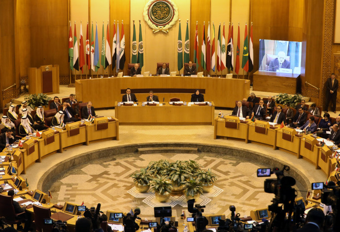כינוס חירום של הליגה הערבית בעקבות הכרזת טראמפ (צילום:  רויטרס)
