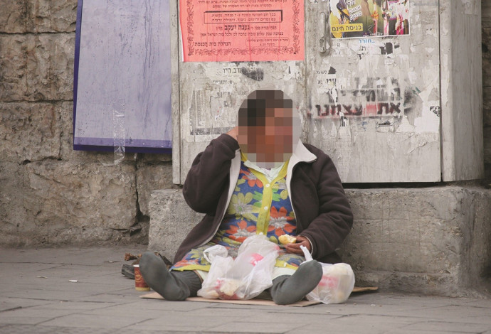 הומלס ברחוב (צילום:  מרק ישראל סלם)