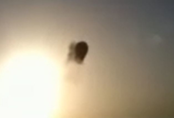 כדור פורח שהתרסק במצרים (צילום:  צילום מסך)