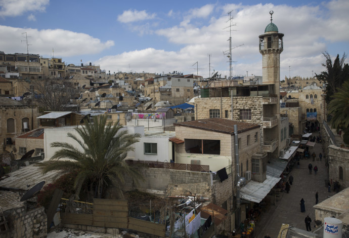 מסגד בעיר העתיקה בירושלים (צילום:  יונתן זינדל, פלאש 90)