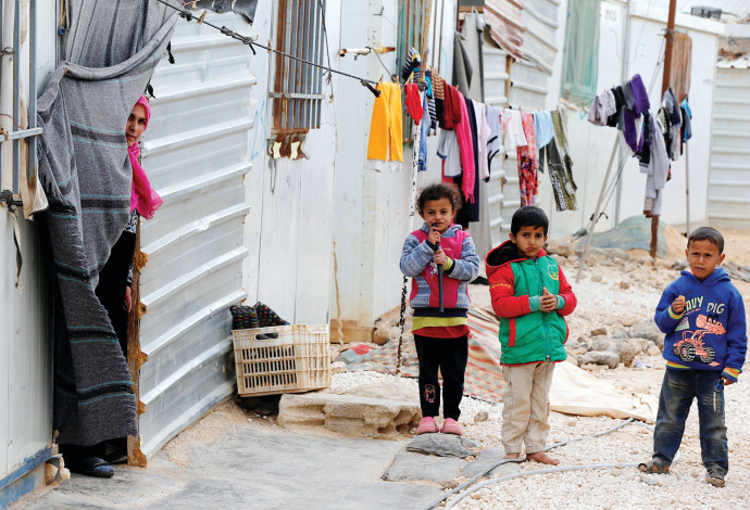 פליטים סורים בירדן (צילום:  רויטרס)