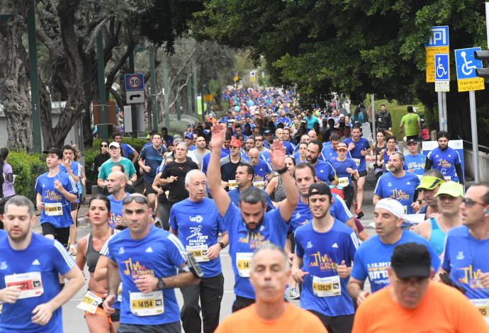 מרתון תל אביב (צילום:  אבשלום ששוני)