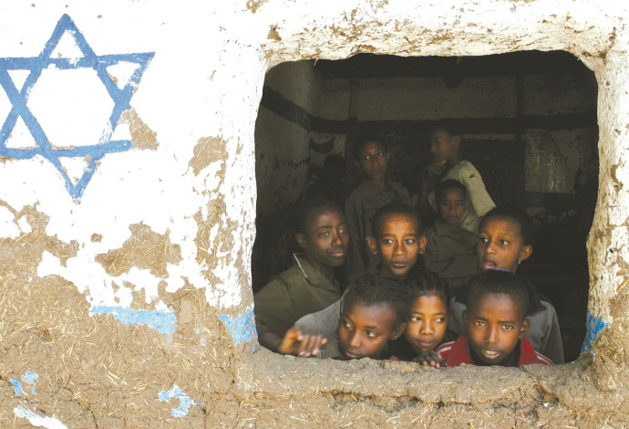 בני הקהילה היהודית בגונדר, אתיופיה (צילום:  רויטרס)