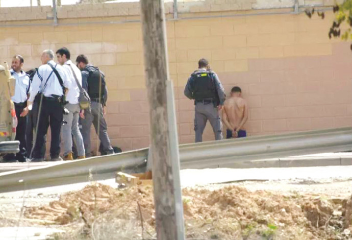 מעצר מחבלים סמוך לצאלים (צילום:  שמואל הס, TPS)