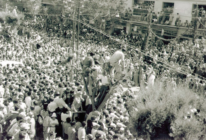עצמאות 1949 המצעד שלא צעד  (צילום:  משרד הביטחון)