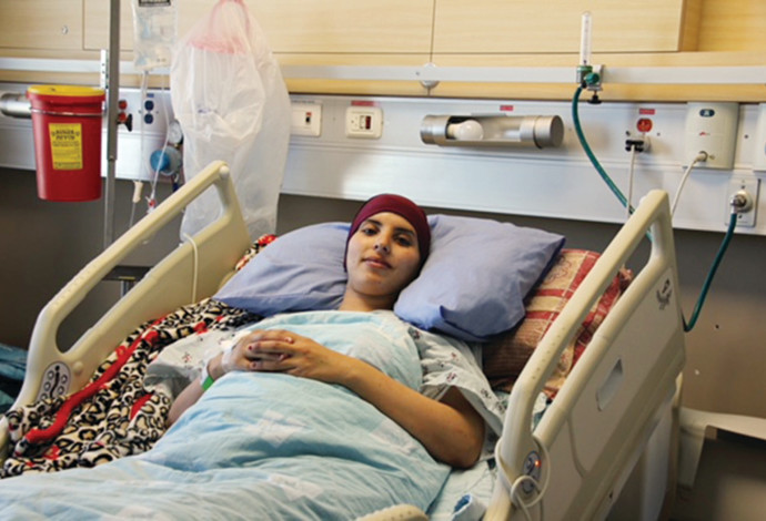 רזאן לאחר הניתוח (צילום:  בית החולים הדסה)