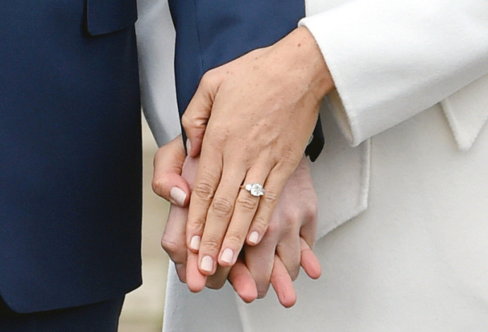 טבעת האירוסין של מייגן מרקל  (צילום:  רויטרס)