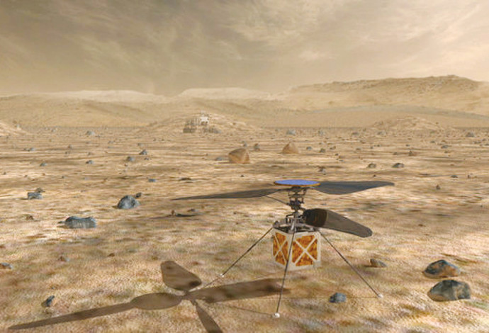 המסוק המתוכנן למאדים (צילום:  רויטרס)