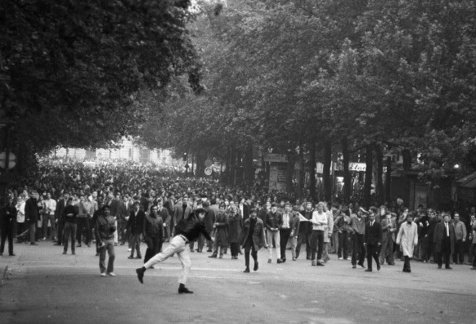 מרד הסטודנטים בצרפת (צילום:  Getty images)