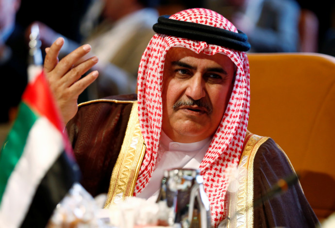 שר החוץ של בחריין, שייח' ח'אלד בן אחמד אל-חליפה (צילום:  רויטרס)