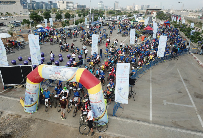 אירוע "רוכבים בתקווה 2018" (צילום:  אגף הספורט בעיריית פתח תקווה)