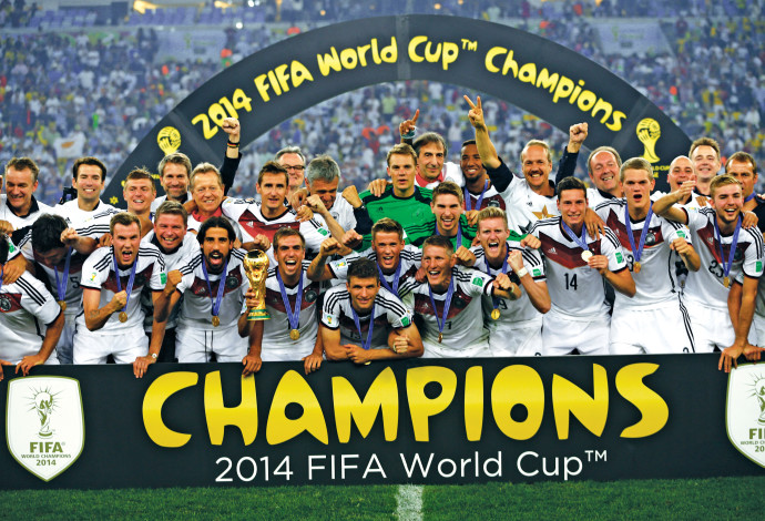 נבחרת גרמניה במונדיאל 2014 (צילום:  רויטרס)