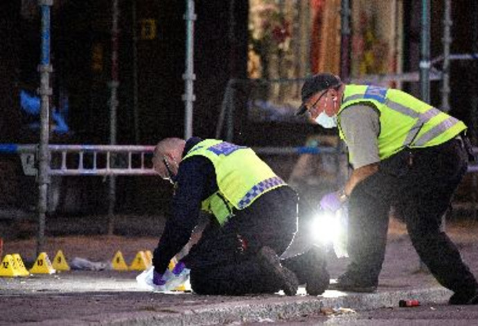 אירוע ירי בשוודיה (צילום:  AFP)