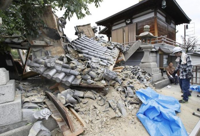 רעידת אדמה ביפן (ארכיון) (צילום:  רויטרס)