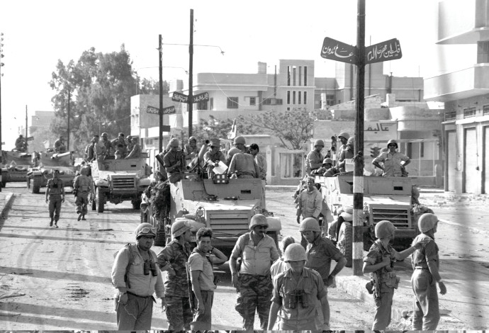 כיבוש עזה ב-1967 (צילום:  לע"מ)