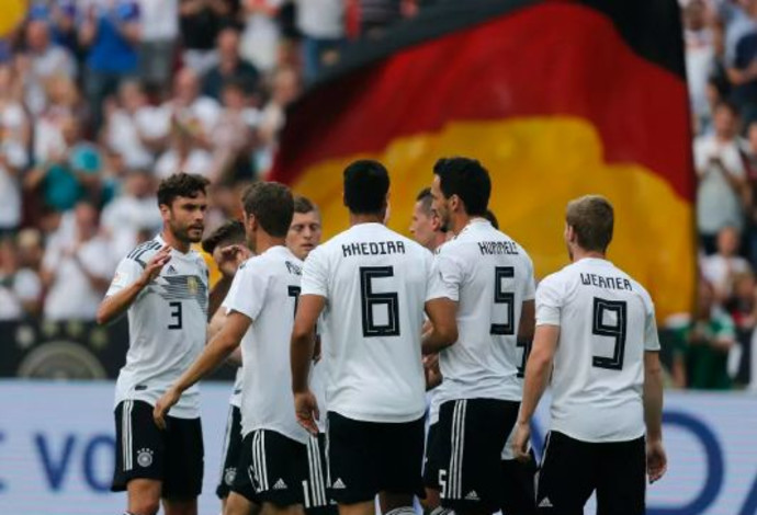 נבחרת גרמניה (צילום:  AFP)