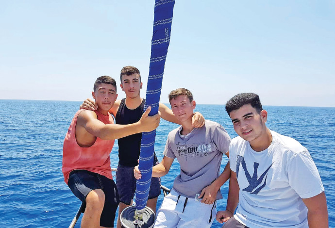 ההפלגה לקפריסין (צילום:  בית ספר קציני ים אורט אשדוד)