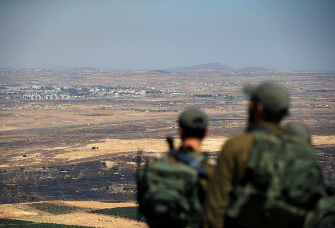 חיילי צה"ל בגבול סוריה (צילום:  רויטרס)