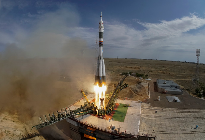 שיגור לוויין רוסי (צילום:  רויטרס)