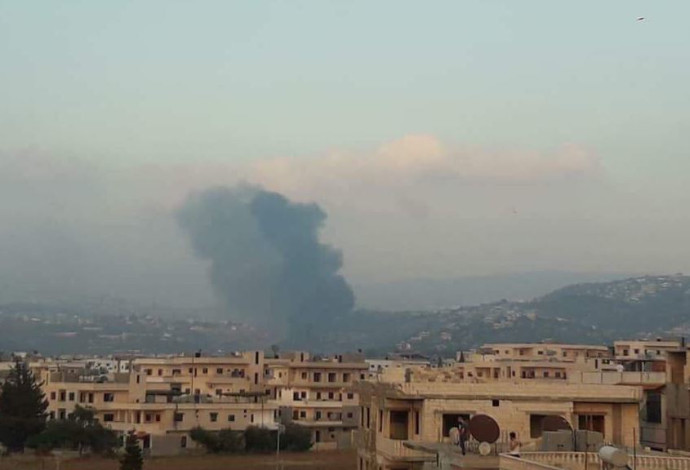 פיצוץ באזור חמה, סוריה הערב