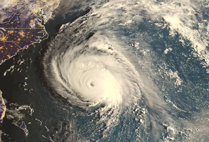 הוריקן פלורנס (צילום:  AFP)