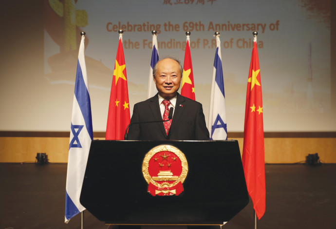 שגריר סין בישראל, ז'אנג יונג (צילום:  יח"צ)