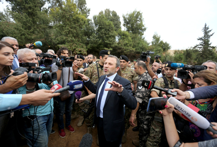 שר החוץ הלבנוני ג'ובראן באסיל (צילום:  רויטרס)