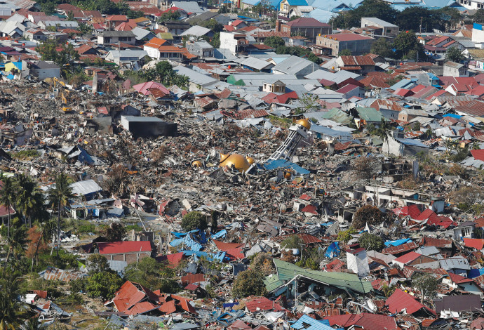 ההרס באינדונזיה (צילום:  רויטרס)