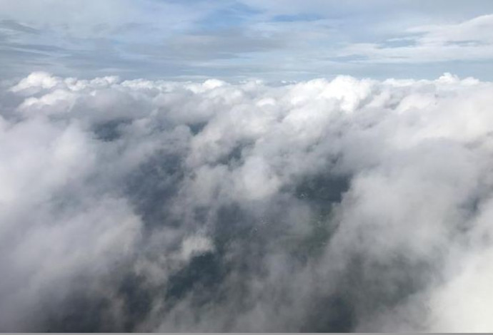 ענני הסופה מתקרבים לפלורידה: הוריקן "מייקל" (צילום:  רויטרס)