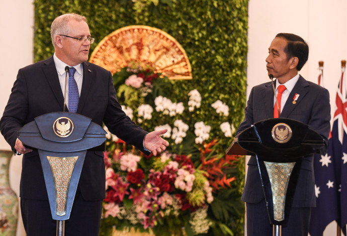 ראש ממשלת אוסטרליה ונשיא אינדונזיה  (צילום:  רויטרס)