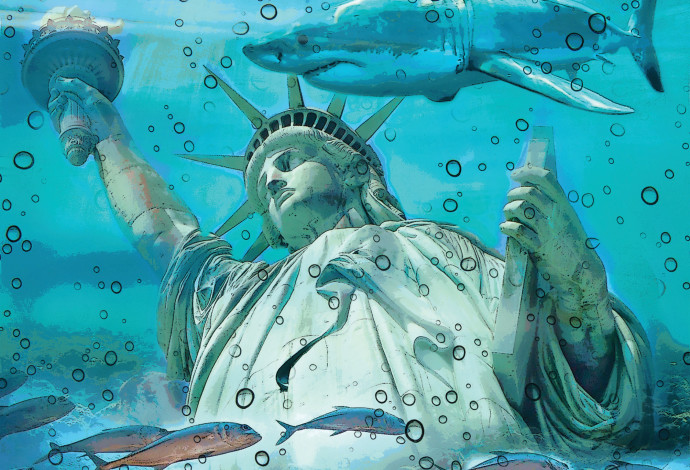 פסל החירות, שואה אקלימית (צילום:  נעמי ליס-מיברג)