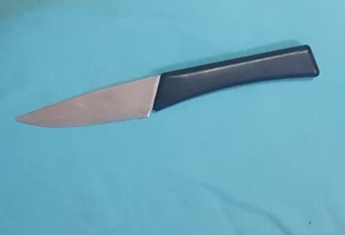 סכין (צילום:  דוברות המשטרה)