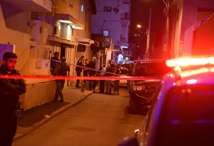 זירת אירוע הרצח בשכונת התקווה בתל אביב (צילום:  קובי ריכטר/TPS)
