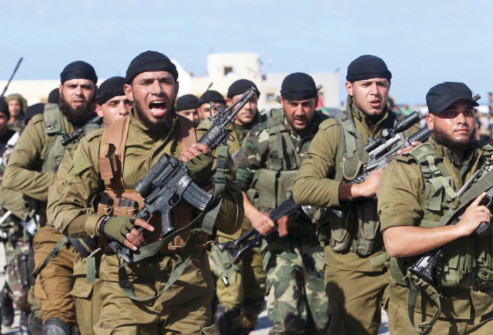 הזרוע הצבאית של חמאס (צילום:  רויטרס)