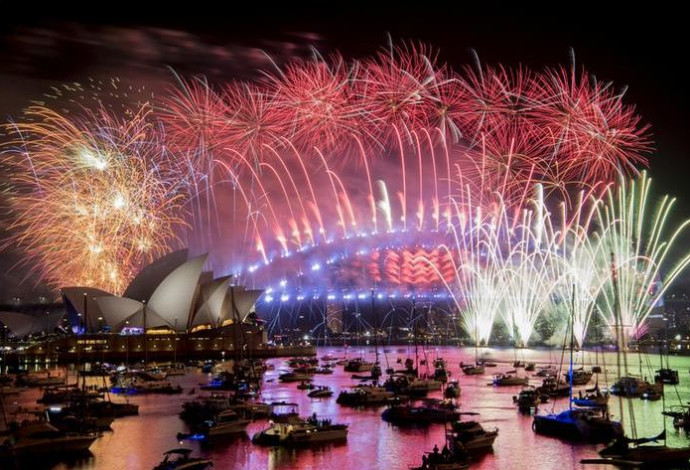 חגיגות השנה החדשה בסידני, אוסטרליה (צילום:  רויטרס)