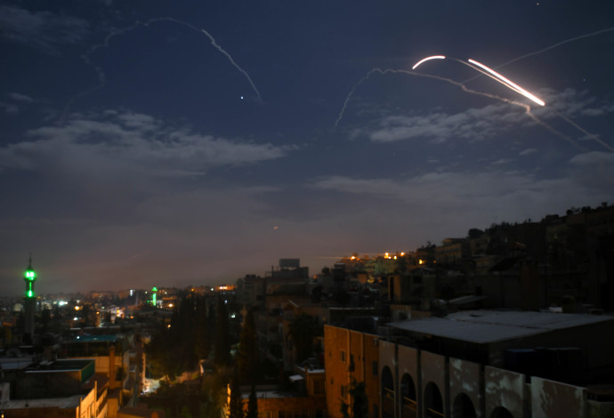 תקיפה בסוריה (צילום:  AFP)